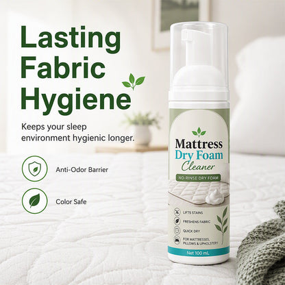 💕Buy 2 Get 1 Free🎁No-Rinse Mattress Dry Foam Cleaner‑Deep Stain Remover Foam Spray🛏️