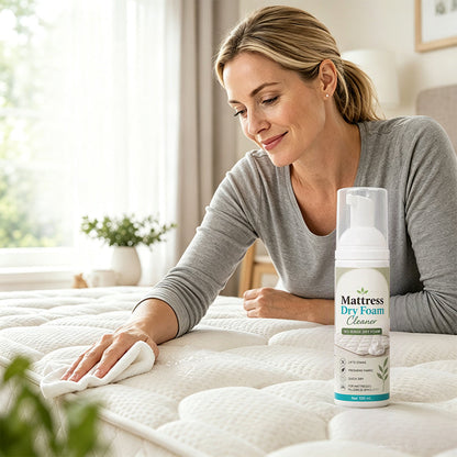 💕Buy 2 Get 1 Free🎁No-Rinse Mattress Dry Foam Cleaner‑Deep Stain Remover Foam Spray🛏️