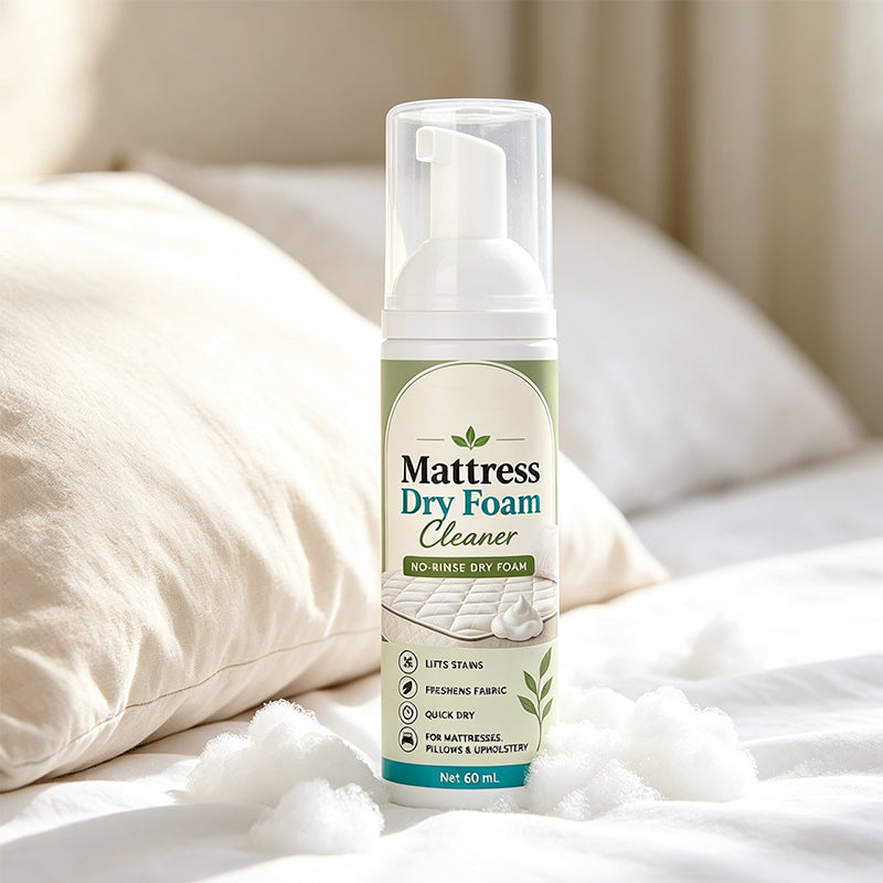 💕Buy 2 Get 1 Free🎁No-Rinse Mattress Dry Foam Cleaner‑Deep Stain Remover Foam Spray🛏️