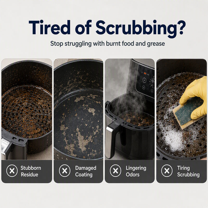 🥘🫕Deep Cleaning Air Fryer Foam Cleaner