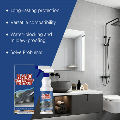 🔥Buy 1 Get 1 Free🔥 Waterproof Sealing Spray – Deep-Penetrating Formula for Roofs & Walls – Ideal for Concrete, Brick, Grout & Balconies 🏠🛡️