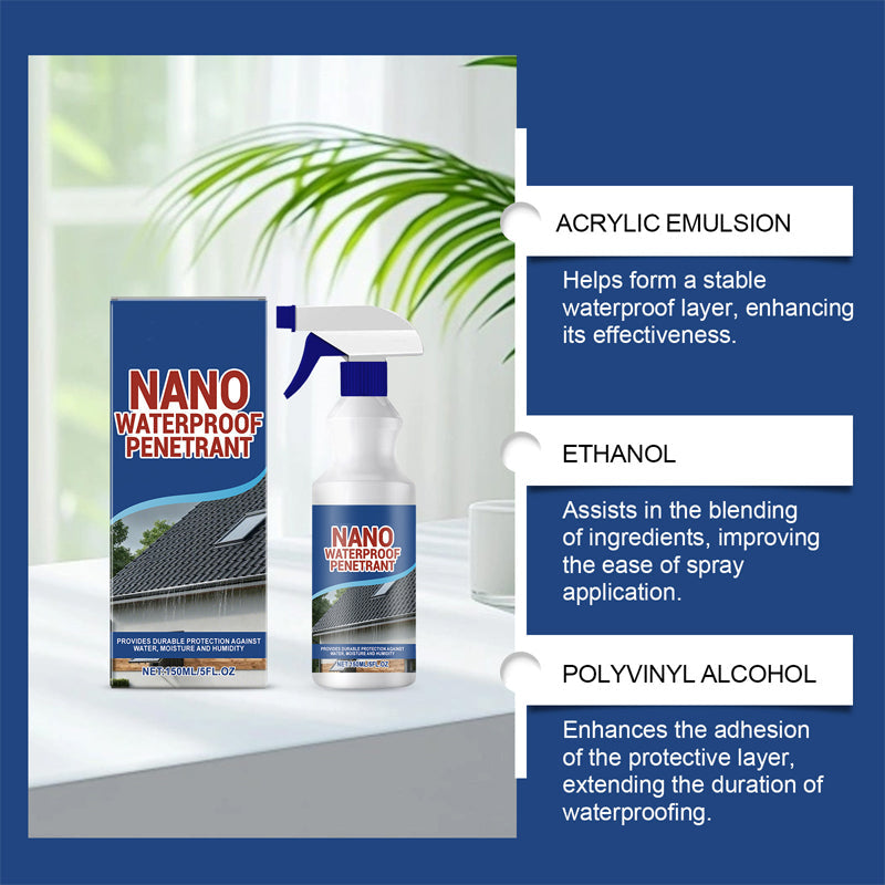 🔥Buy 1 Get 1 Free🔥 Waterproof Sealing Spray – Deep-Penetrating Formula for Roofs & Walls – Ideal for Concrete, Brick, Grout & Balconies 🏠🛡️