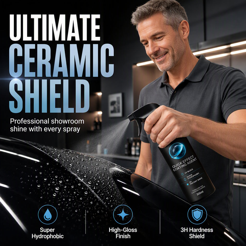 📢📢50% OFF !! ⏰Quick Shine Car Coating Spray