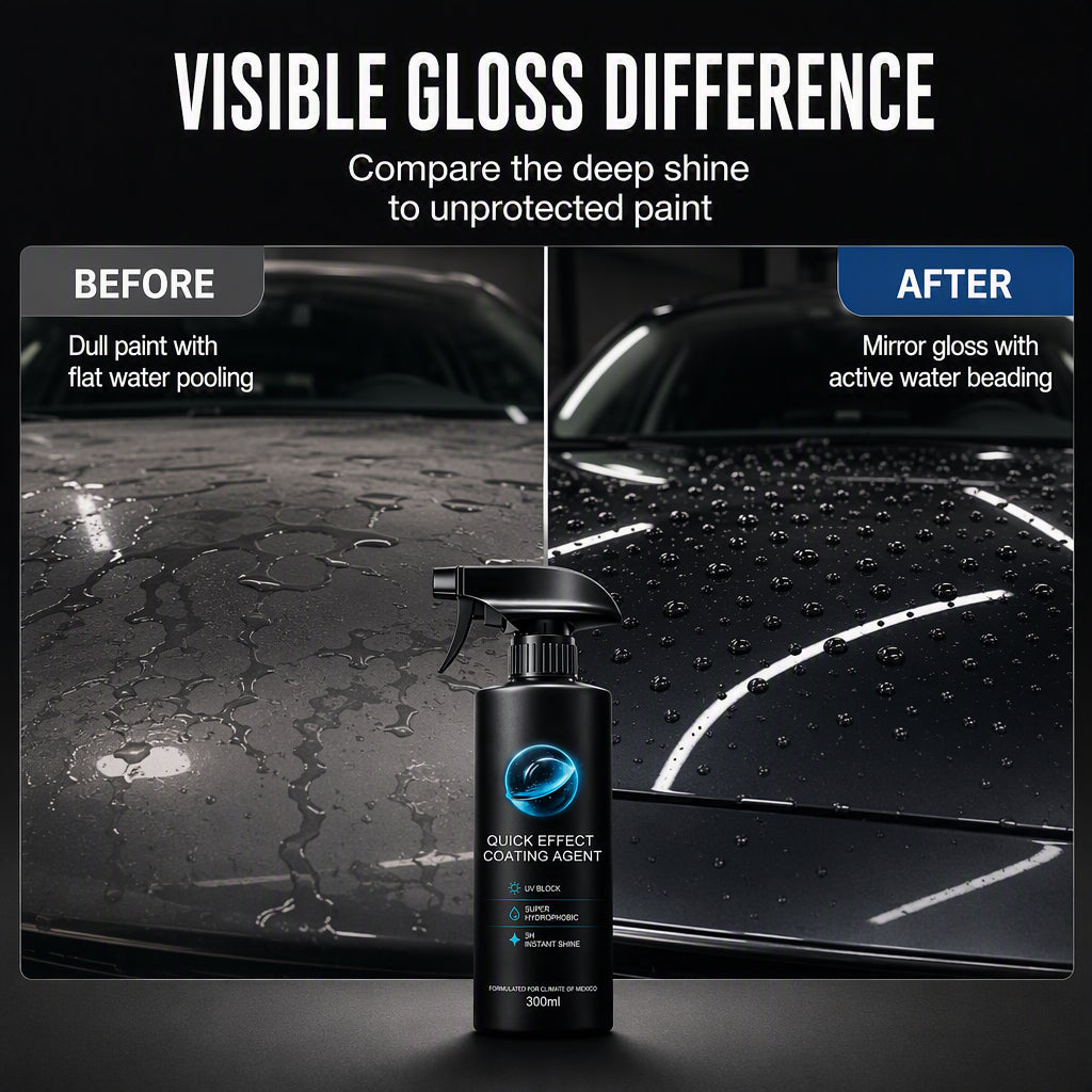 📢📢50% OFF !! ⏰Quick Shine Car Coating Spray