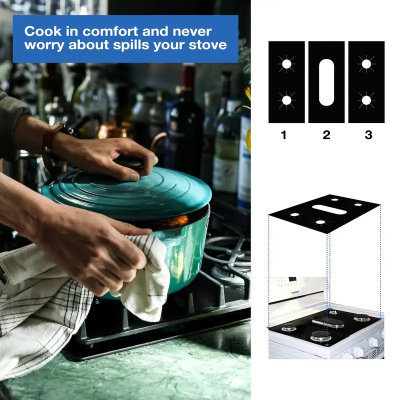 🎉 2026 Sale — Over 21,000 Sold! 🔥 Reusable Gas Stove Burner Protectors – Heat-Resistant to 260°C, Non-Stick, Easy Clean – Keeps Your Stove Looking New! ✨