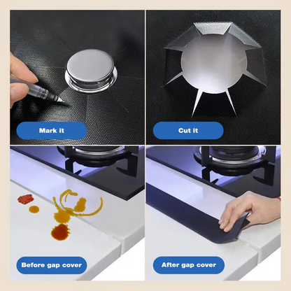 🎉 2026 Sale — Over 21,000 Sold! 🔥 Reusable Gas Stove Burner Protectors – Heat-Resistant to 260°C, Non-Stick, Easy Clean – Keeps Your Stove Looking New! ✨