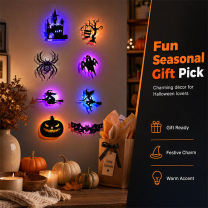 🕷️🍂🎃Halloween Glow in Dark Wall Stickers