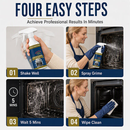 🎄Christmas Special Offer Buy One Get One Free💞50K+ SOLD!🧼Heavy Duty Oven & Cooktop Cleaner Spray