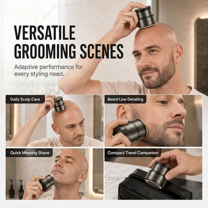 🔥Today’s Special Offer — 50% OFF! 🪒 2-in-1 Head Shaver & Beard Trimmer – 30 Precision Blades, 360° Floating Head & Digital Display ✨