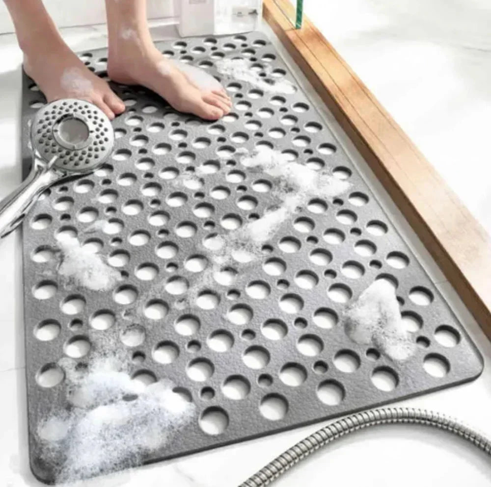 🛁🚿Premium Anti Slip Shower Safety Mat with Strong Suction Cups🧼