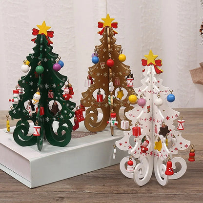 🎄 50% OFF NOW! 🎅 DIY Wooden Christmas Tree Ornament Set
