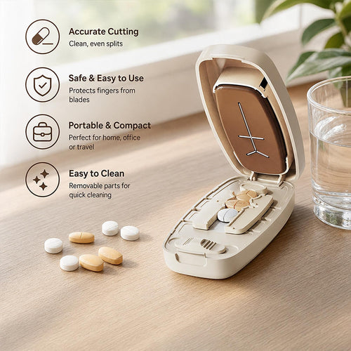🏥Limited-time special offer 💊 Portable tablet cutter