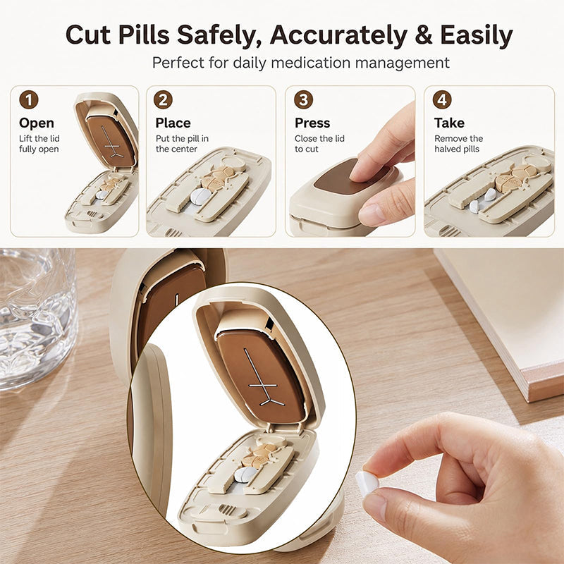 🏥Limited-time special offer 💊 Portable tablet cutter