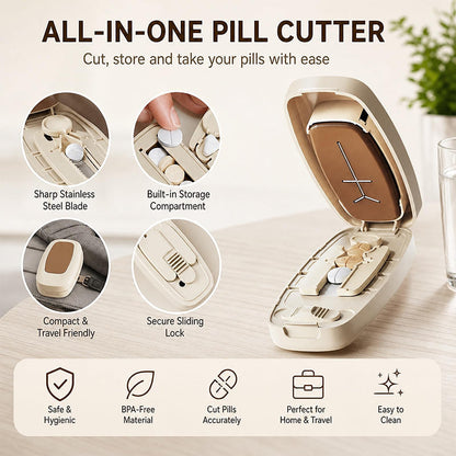 🏥Limited-time special offer 💊 Portable tablet cutter