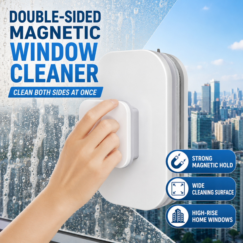 🔥Black Friday Special 50% OFF  Double-Sided Magnetic Window Cleaner