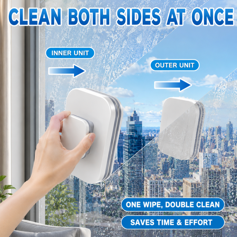 🔥Black Friday Special 50% OFF  Double-Sided Magnetic Window Cleaner