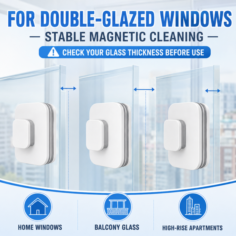 🔥Black Friday Special 50% OFF  Double-Sided Magnetic Window Cleaner