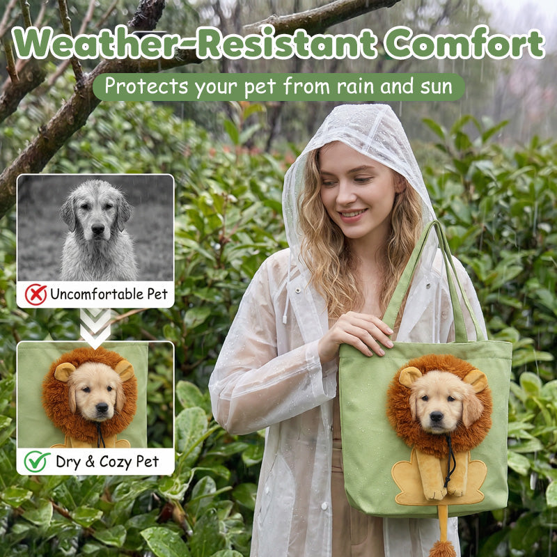 🥳HOT SALE🥳💞10K+ SOLD! Pet Carrier Bag – From £15.99! Head-out portal, lion mane design & durable canvas. Travel in style – grab yours! ✅