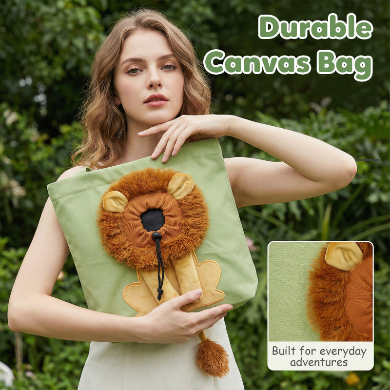 🥳HOT SALE🥳💞10K+ SOLD! Pet Carrier Bag – From £15.99! Head-out portal, lion mane design & durable canvas. Travel in style – grab yours! ✅
