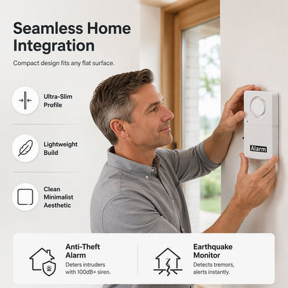🏠🚨Wireless Door Window Vibration Alarm