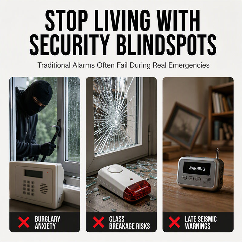 🏠🚨Wireless Door Window Vibration Alarm