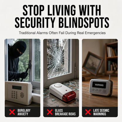 🏠🚨Wireless Door Window Vibration Alarm