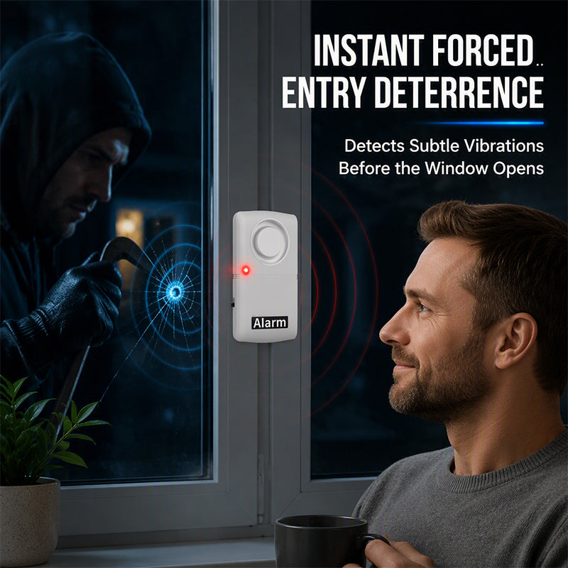 🏠🚨Wireless Door Window Vibration Alarm