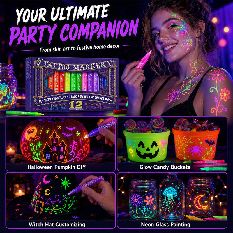 Glow Party-tatueringspennor
