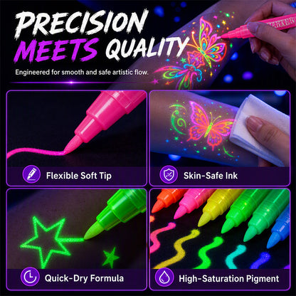 Glow Party-tatueringspennor
