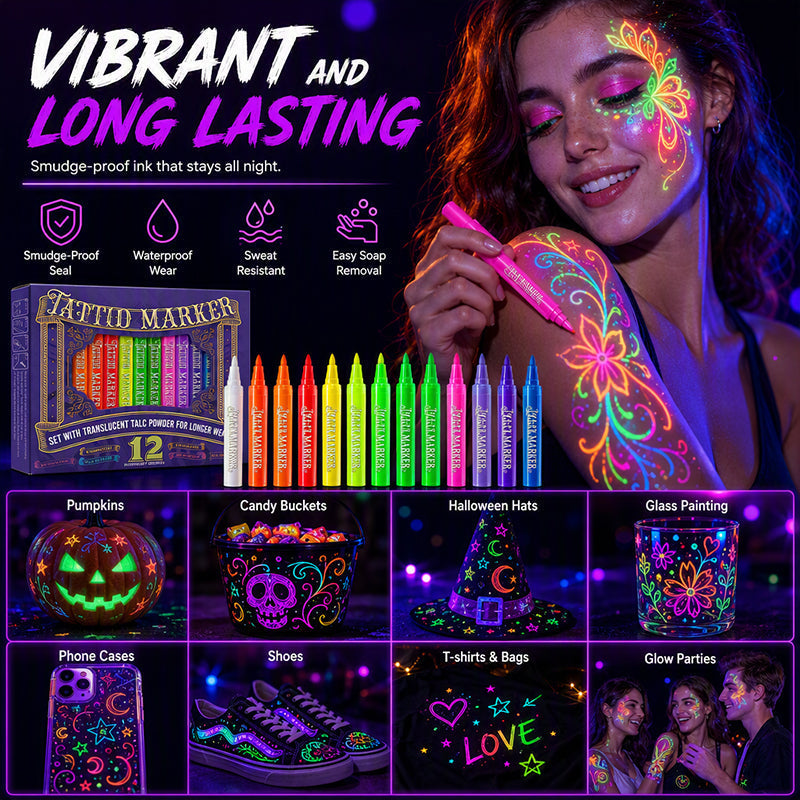 Glow Party-tatueringspennor