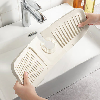 🎄Biggest Christmas Sale 50% OFF Quick-Drying Silicone Faucet Mat