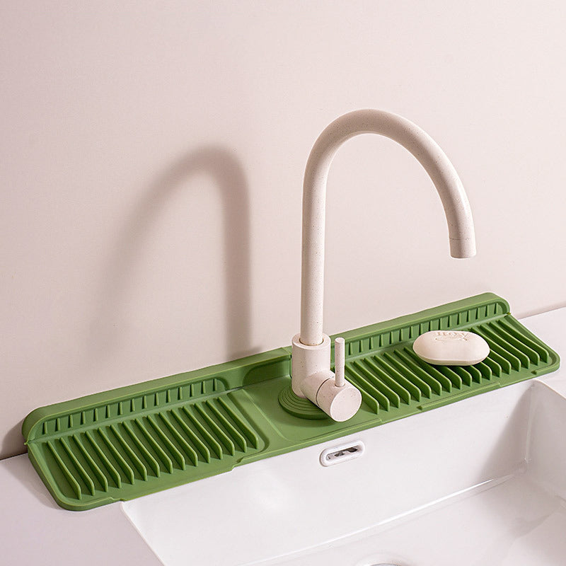🎄Biggest Christmas Sale 50% OFF Quick-Drying Silicone Faucet Mat