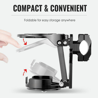 🚲50% OFF NOW! Foldable Cycling Bottle Holder – Handlebar Mount Drink Cup Holder, Space-Saving Foldable Water Bottle Rack for Motorcycle, Bicycle & Scooter