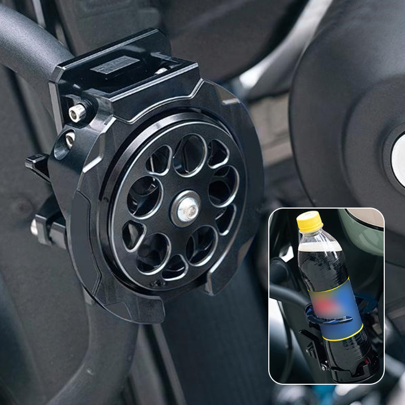🚲50% OFF NOW! Foldable Cycling Bottle Holder – Handlebar Mount Drink Cup Holder, Space-Saving Foldable Water Bottle Rack for Motorcycle, Bicycle & Scooter