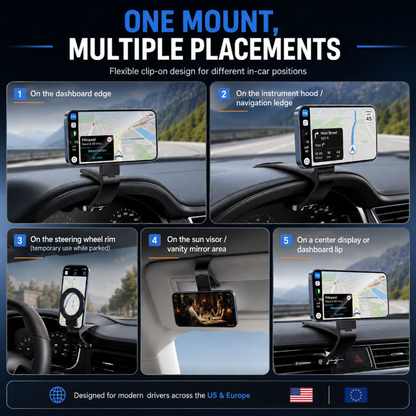 🔥First 50 customers enjoy 50% off 🔥Universal foldable magnetic car phone holder