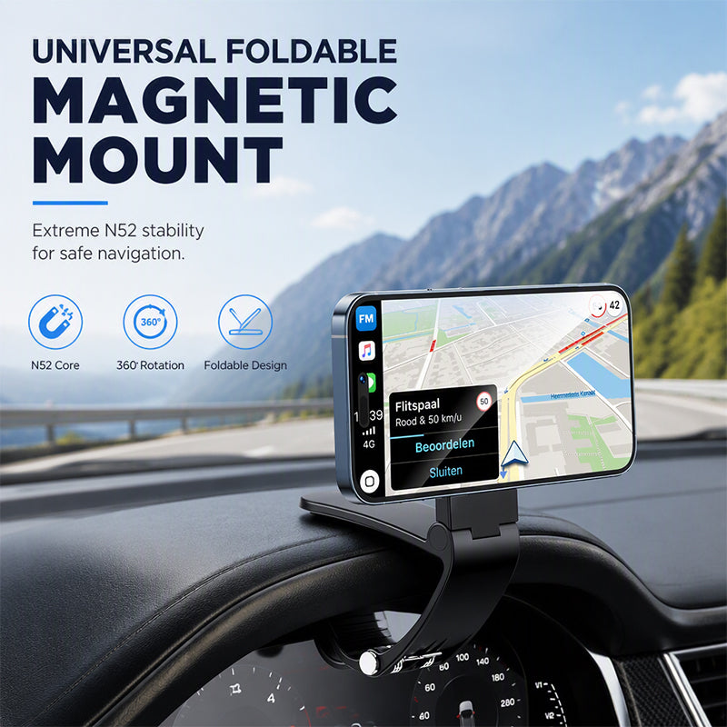 🔥First 50 customers enjoy 50% off 🔥Universal foldable magnetic car phone holder