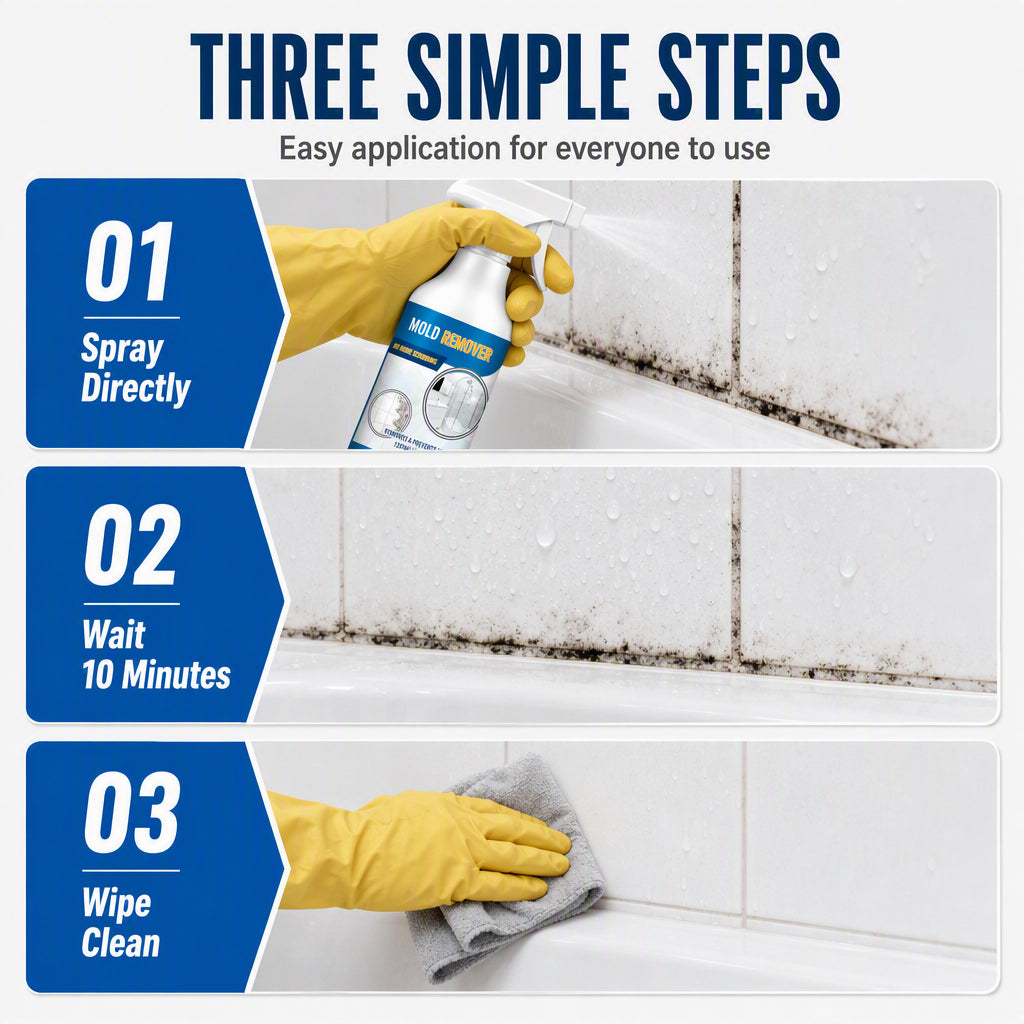 ⚡Today Only 50% OFF‑Deep-Cleaning Wall Mold Remover Spray