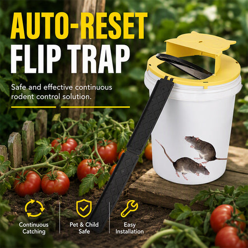 🪤50% OFF Today Only 🐭Auto-Reset Mouse Trap with Flip Lid