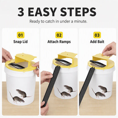 🪤50% OFF Today Only 🐭Auto-Reset Mouse Trap with Flip Lid