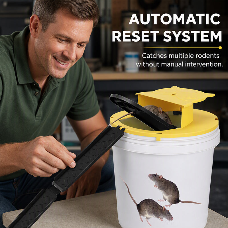 🪤50% OFF Today Only 🐭Auto-Reset Mouse Trap with Flip Lid