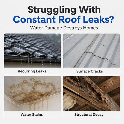 💥BUY 1 GET 1 FREE🔥Transparent Roof Waterproof Sealant with Brush