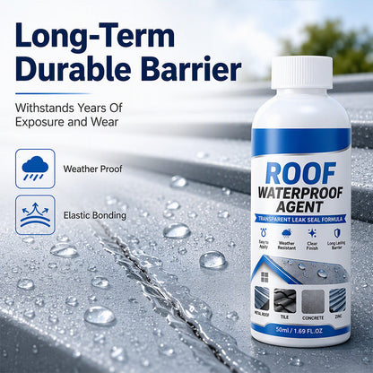💥BUY 1 GET 1 FREE🔥Transparent Roof Waterproof Sealant with Brush