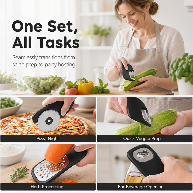 ⏳Limited time: 50% off⏰ 6-in-1 Stackable Kitchen Utensil Set🍳🧰