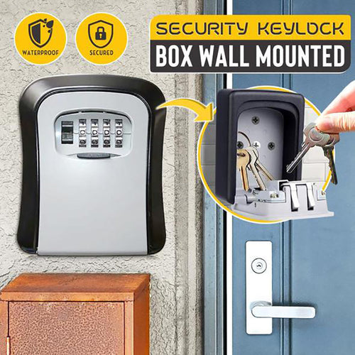 🔐 BUY 3 GET 2 FREE🏠 Wall‑Mounted Key Lock Box – Secure, sturdy & easy access ✨