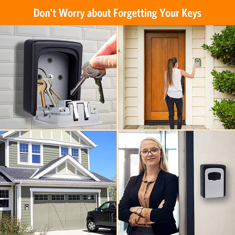 🔐 BUY 3 GET 2 FREE🏠 Wall‑Mounted Key Lock Box – Secure, sturdy & easy access ✨