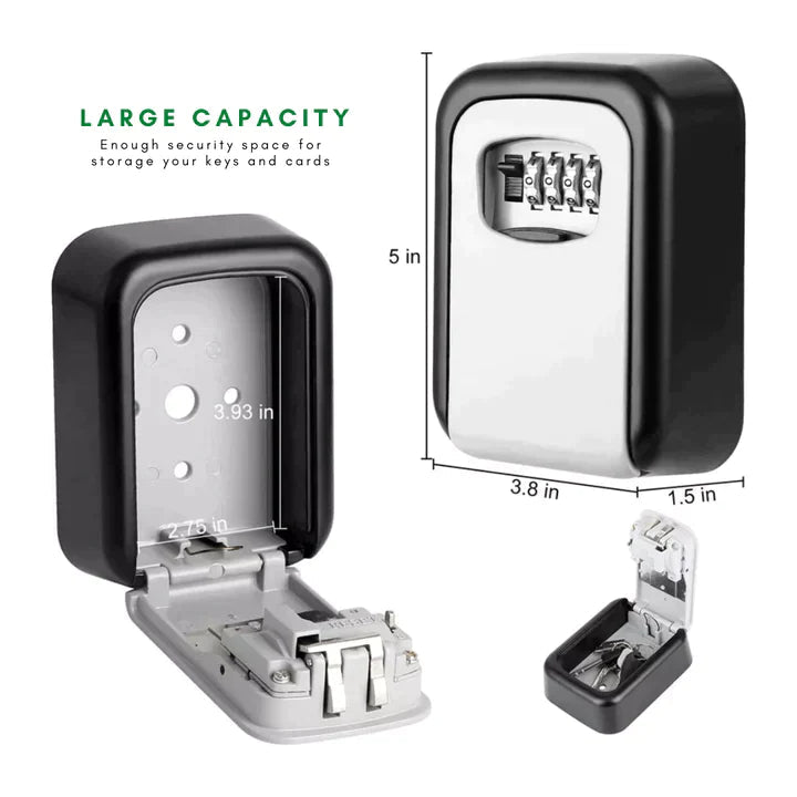 🔐 BUY 3 GET 2 FREE🏠 Wall‑Mounted Key Lock Box – Secure, sturdy & easy access ✨