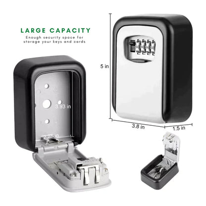 🔐 BUY 3 GET 2 FREE🏠 Wall‑Mounted Key Lock Box – Secure, sturdy & easy access ✨