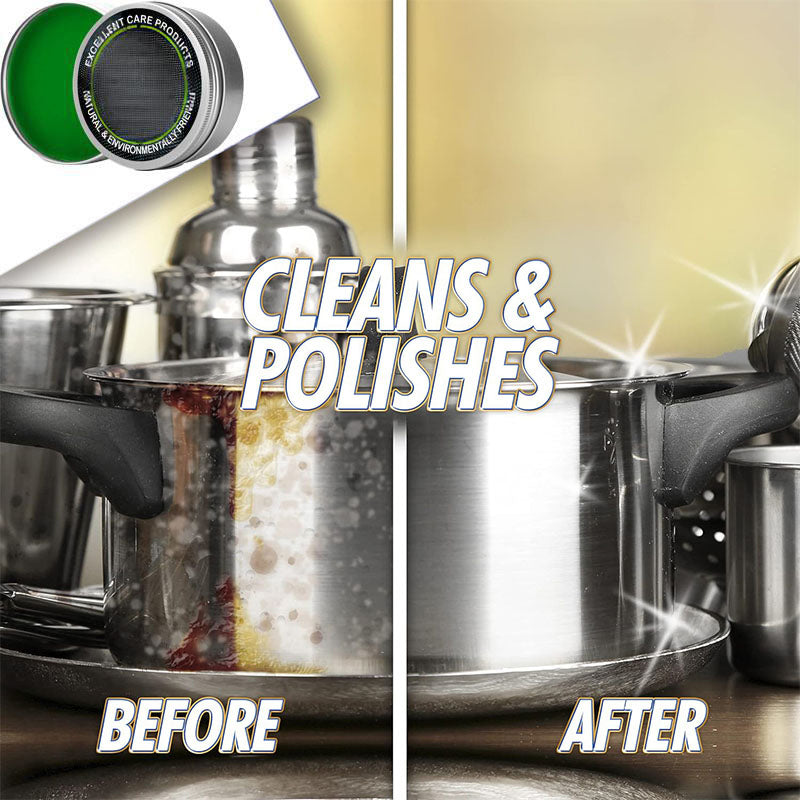 🔥Special Offer Buy 1 Get 1 FREE & 50% OFF All‑Purpose Mirror Shine Metal Wax Polish‑ Natural Environment‑Friendly Metal Polishing Paste, Restores & Shines Stainless Steel, Chrome & Metal Surfaces, Removes Oxidation & Tarnish
