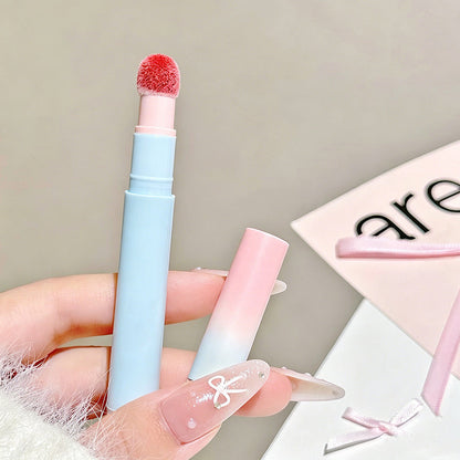 👄Soft Matte Finish Lipstick with Puff Applicator💑