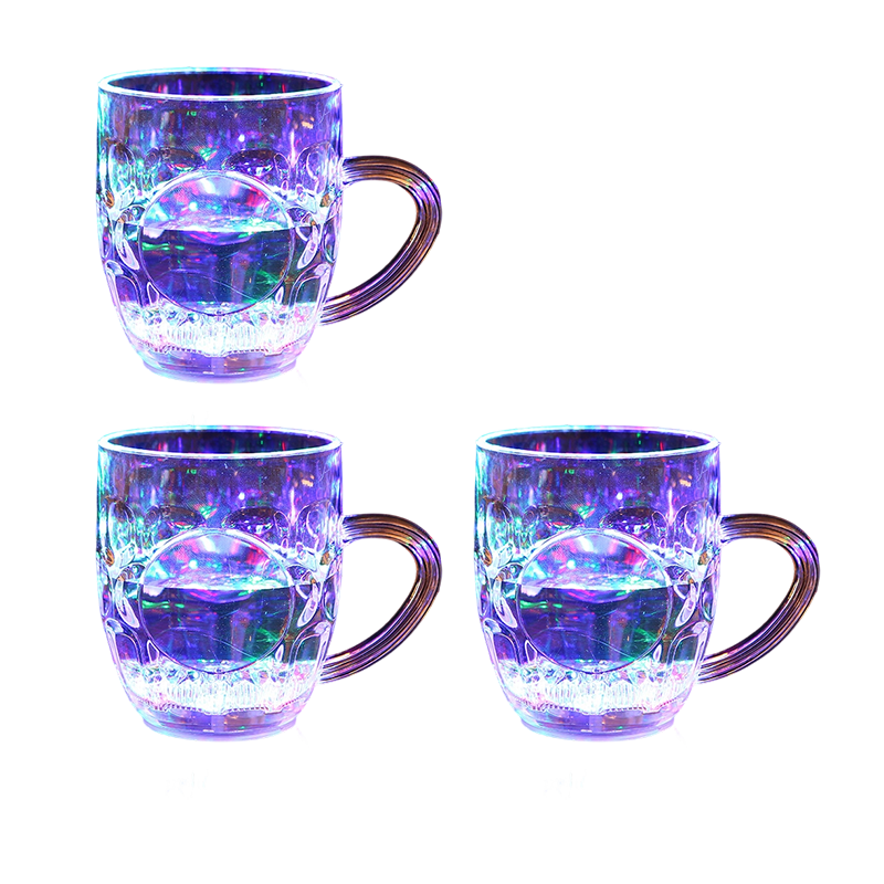 🍻Buy 1 Free 1✨Multicolor Liquid Activated LED Light Up Glowing Wine Glasses Cups